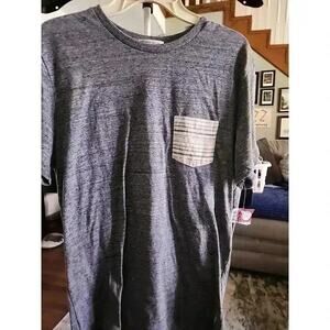 Marine Layer Saddle Hem Pocket Short Sleeve Crew Neck Cotton NWT M CR5
